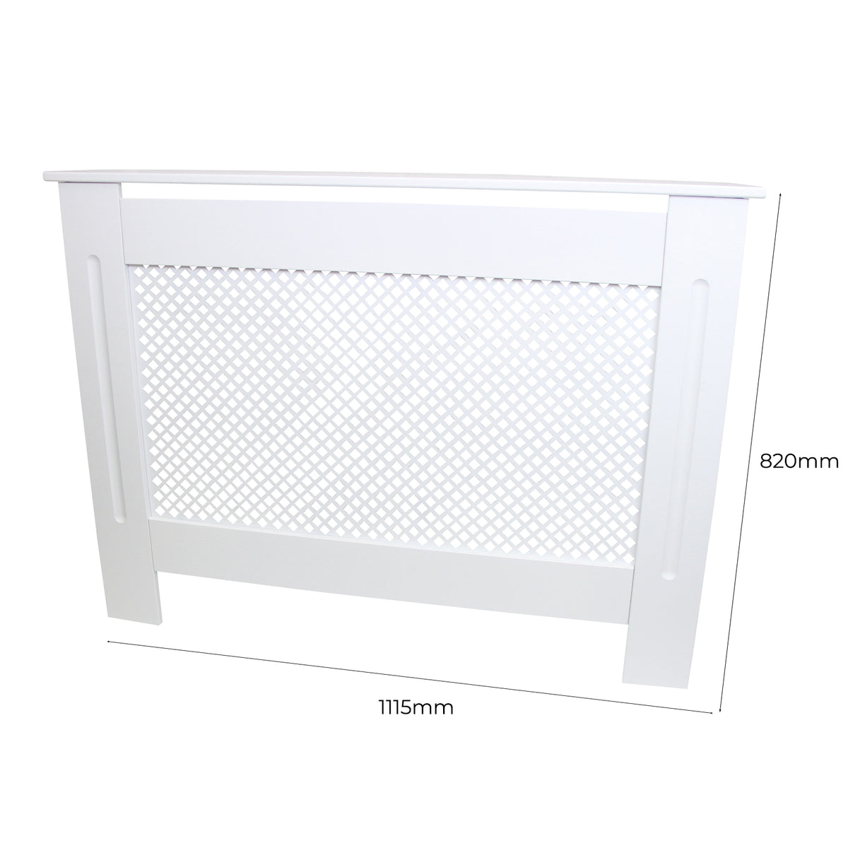 Radiator Cover MDF White 1115mm - Used - Good