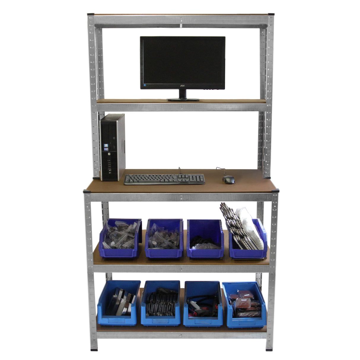 Monster Racking Galwix Workbench Shelving Unit - Used - Acceptable