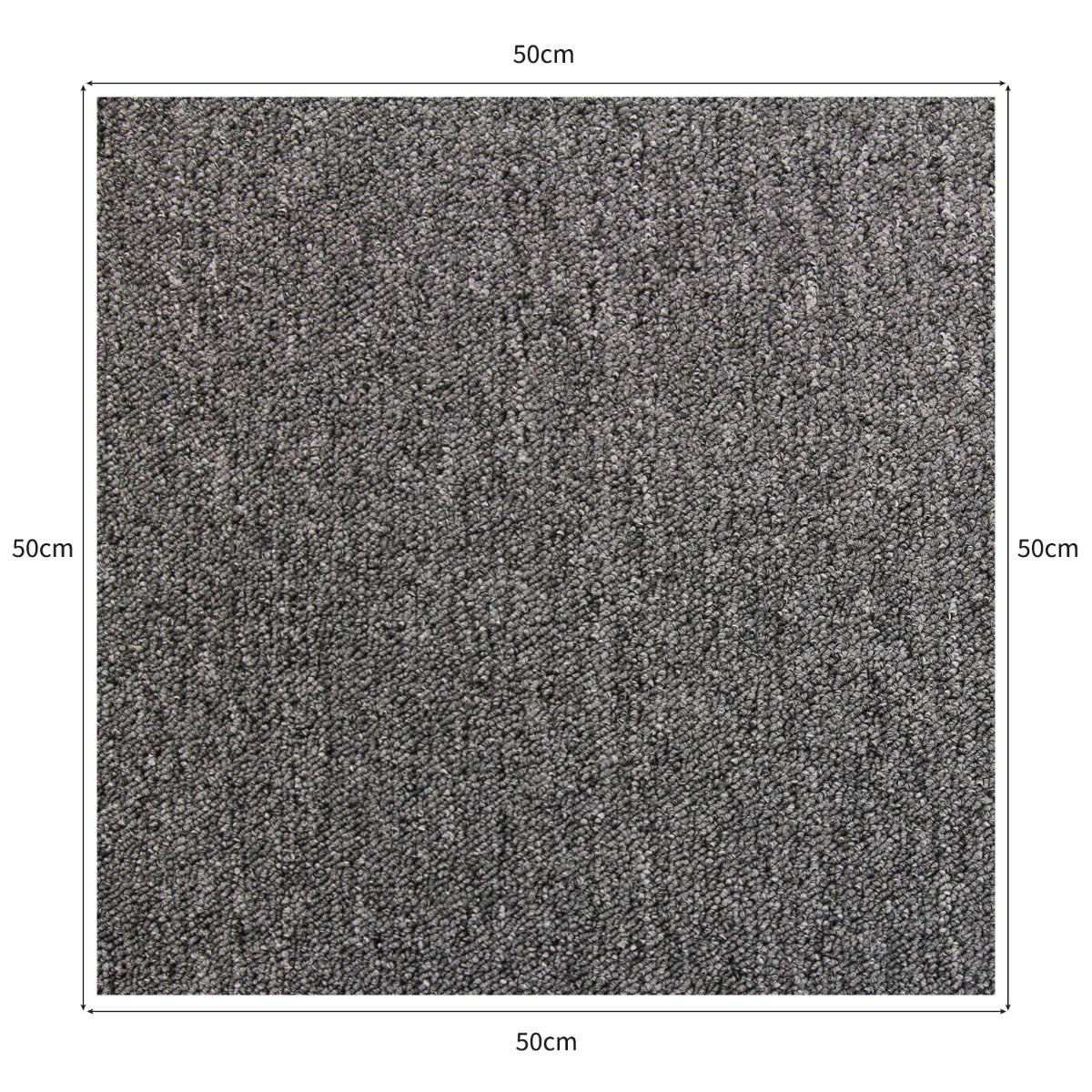 20 x Carpet Tiles 5m2 / Anthracite - Used - Very Good