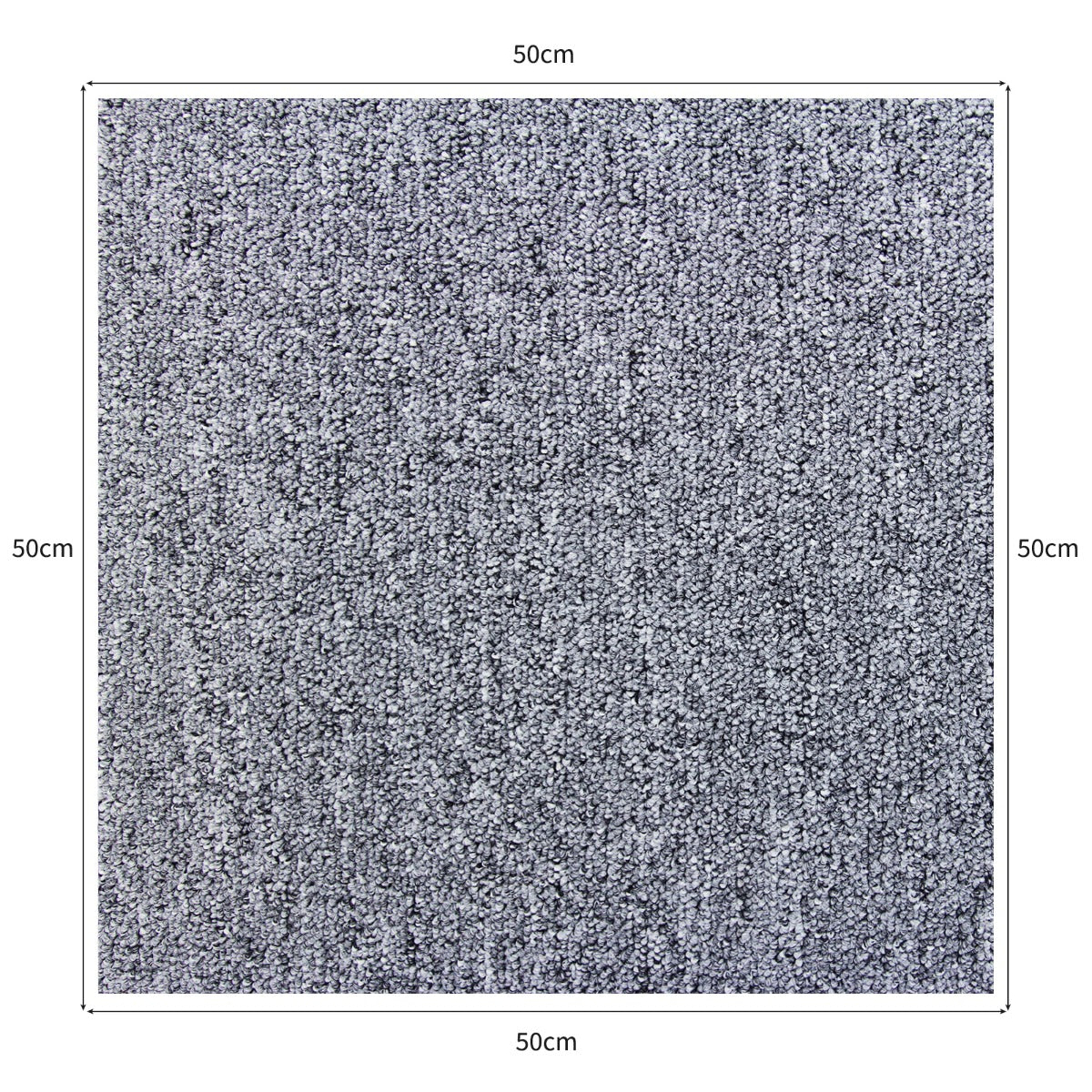 20 x Carpet Tiles 5m2 / Platinum Grey - Used - Very Good