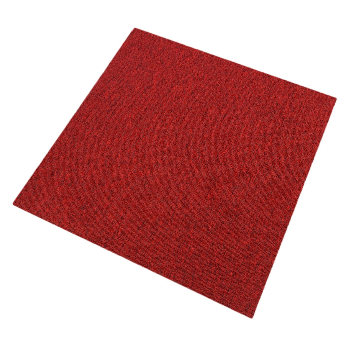 20 x Carpet Tiles 5m2 / Scarlet Red - Used - Acceptable