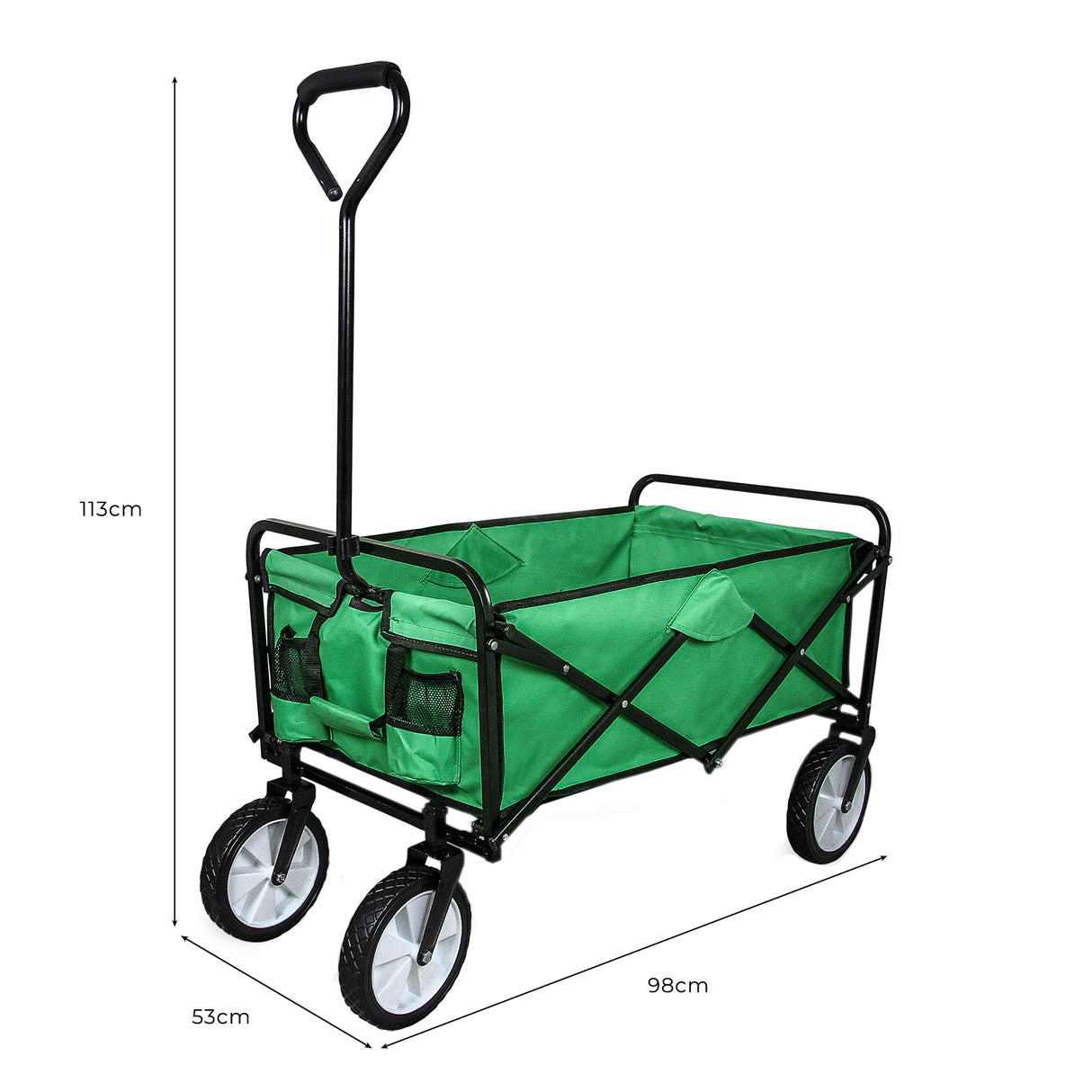 Foldable Garden Cart Green - Used - Very Good