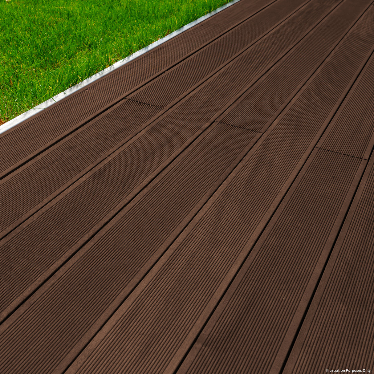 Jardí Composite Decking - Pack of 5 - Conker Brown - Used - Like New