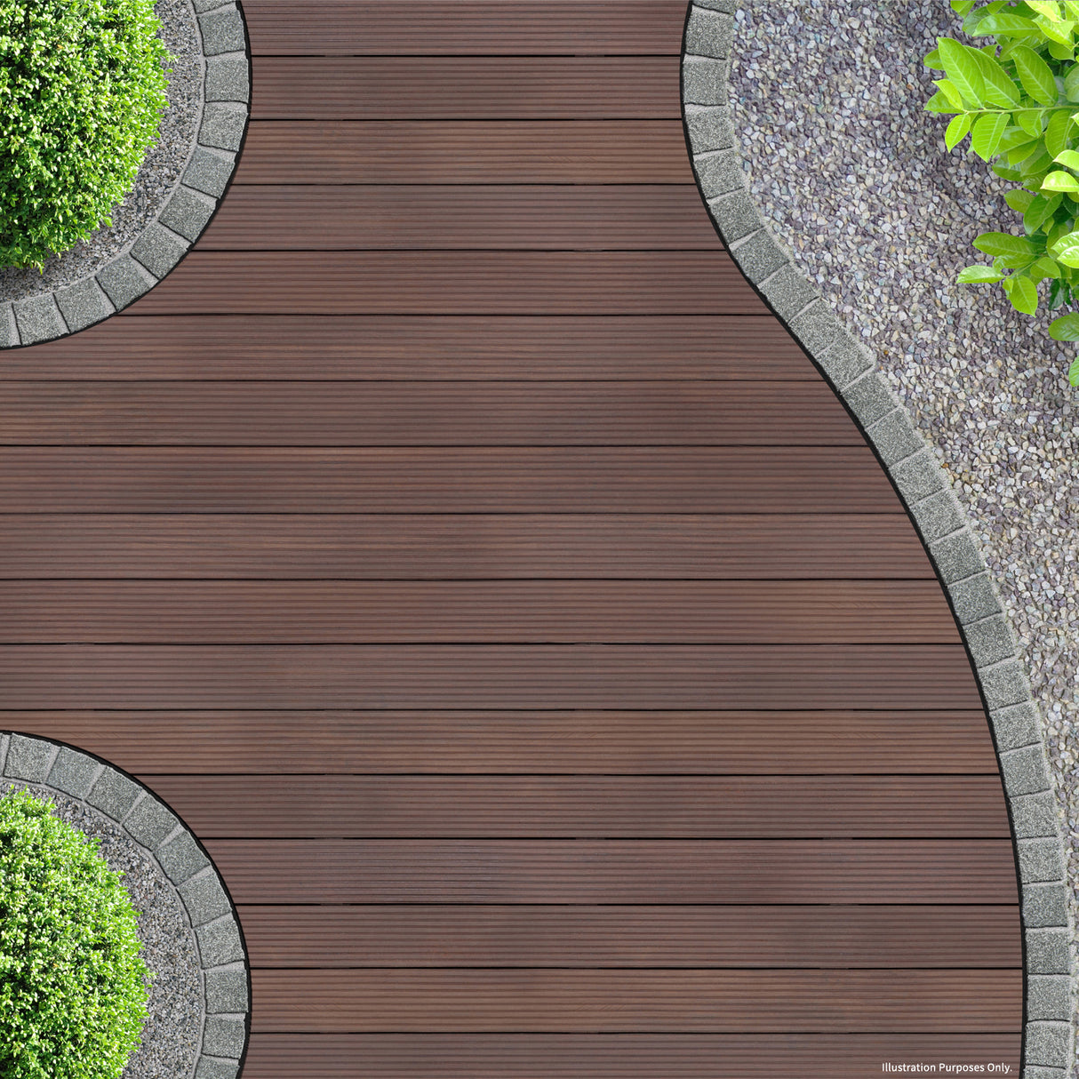 Jardí Composite Decking - Pack of 5 - Conker Brown - Used - Like New