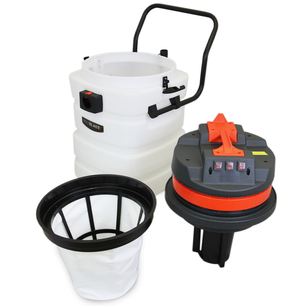 90L Maxblast Industrial Vacuum - Wet & dry - Used - Acceptable