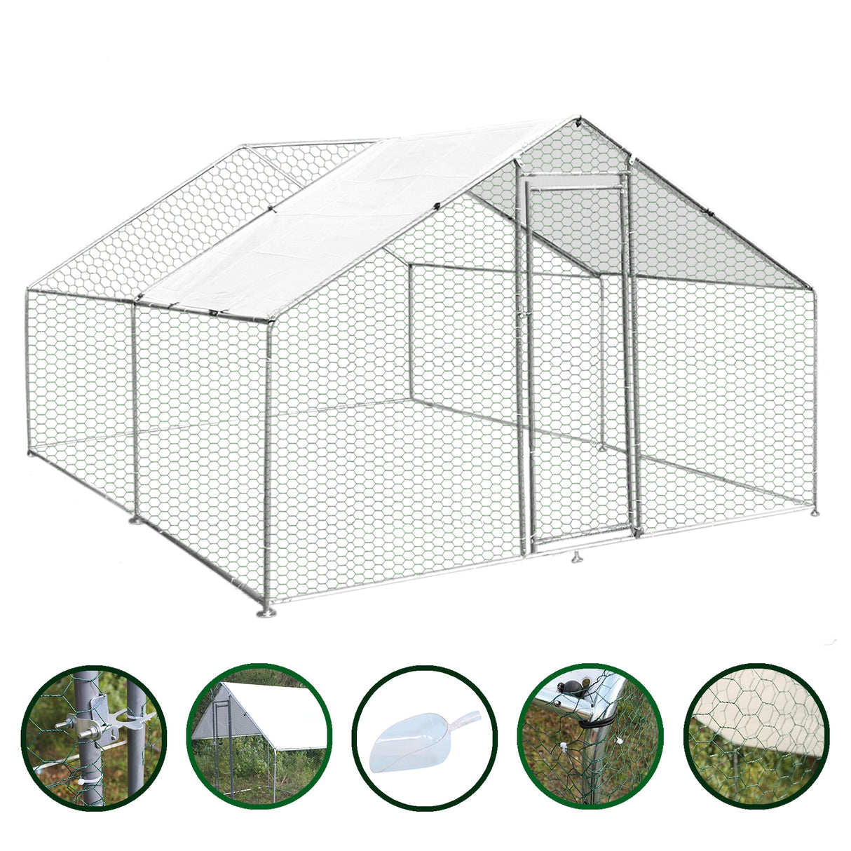 Chicken Run 3m x 4m x 2m - Used - Good