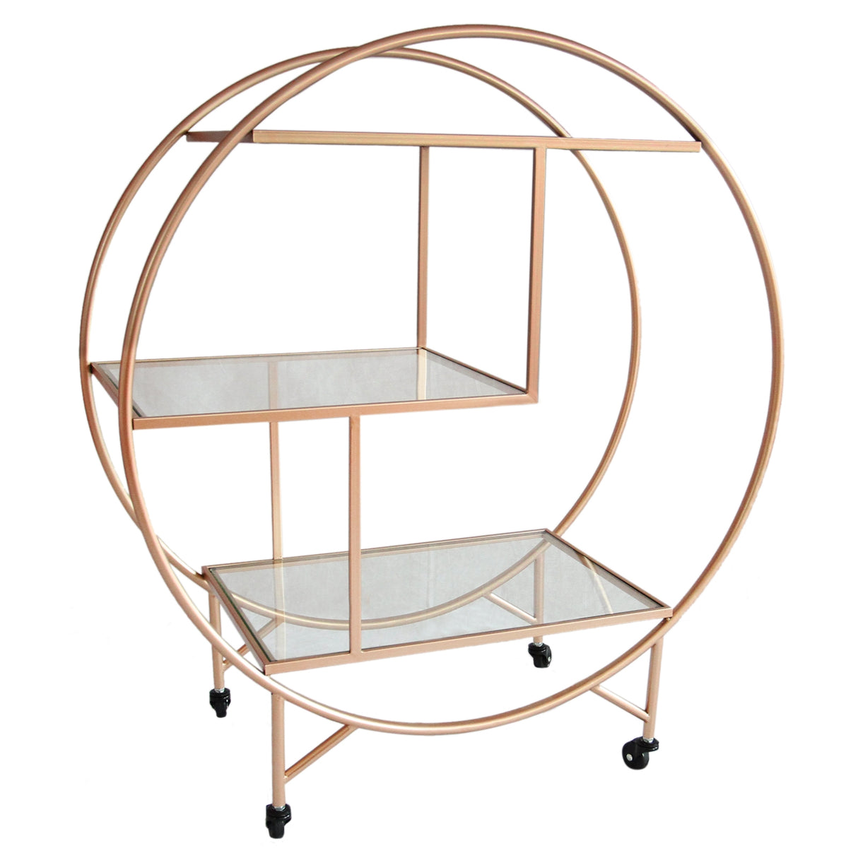 Rose Gold Drinks Trolley Bar Cart - Large - Used - Very Good