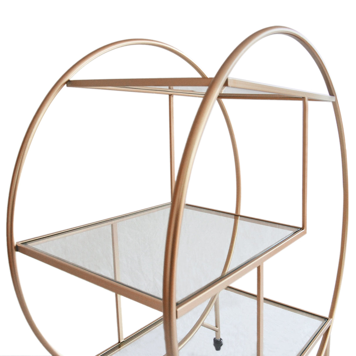 Rose Gold Drinks Trolley Bar Cart - Large - Used - Acceptable