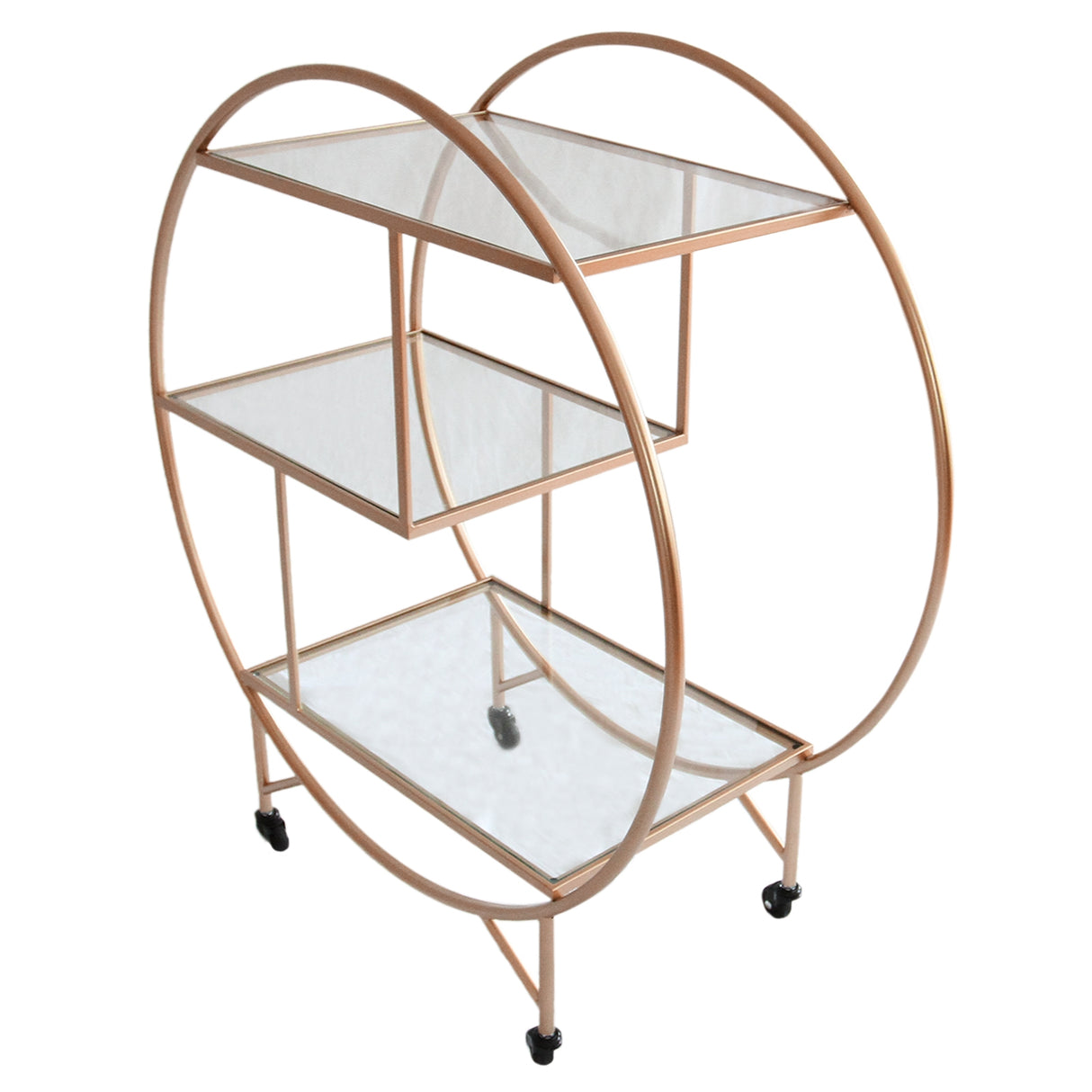 Rose Gold Drinks Trolley Bar Cart - Large - Used - Very Good