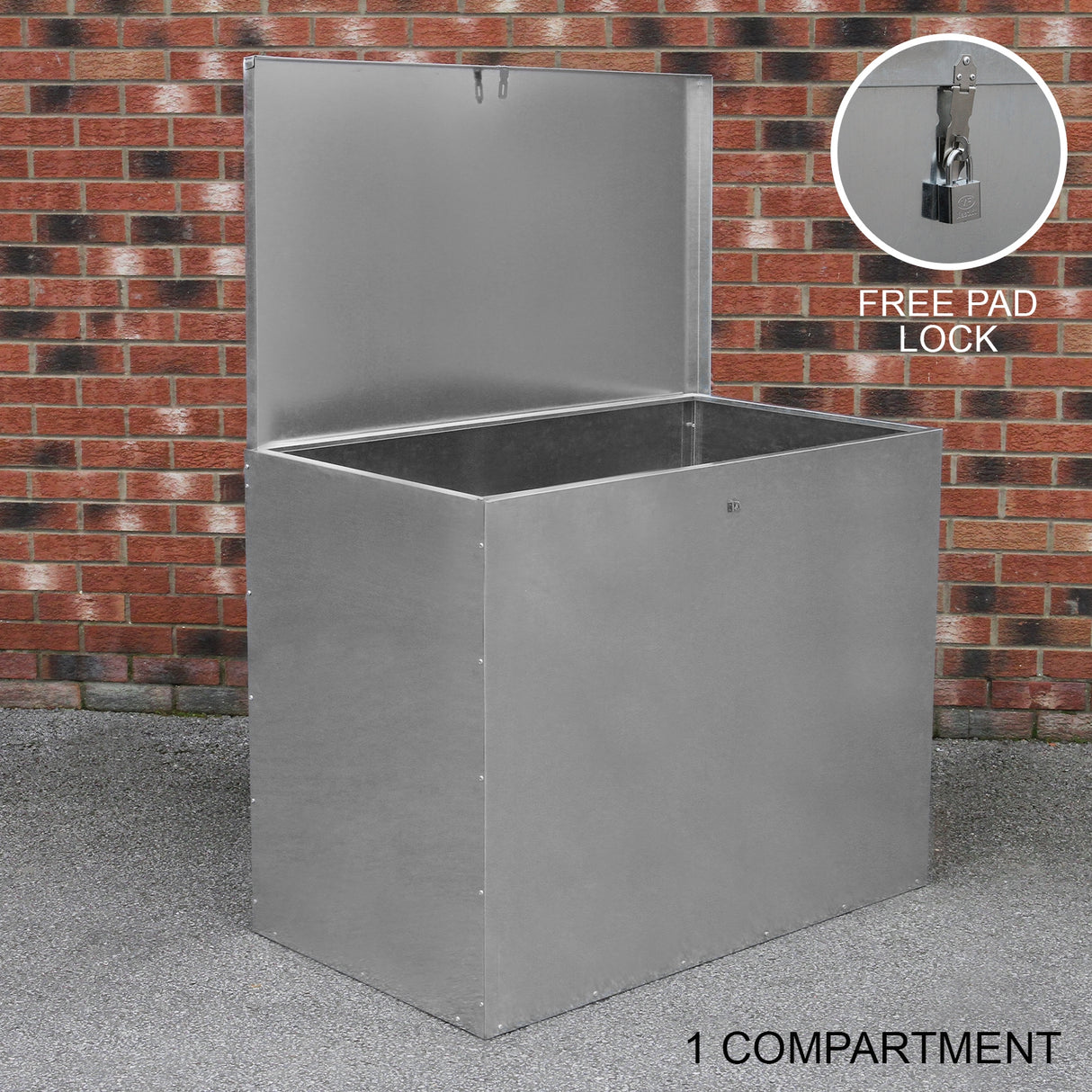 Galvanised Feed Store 1 Compartment - Used - Acceptable