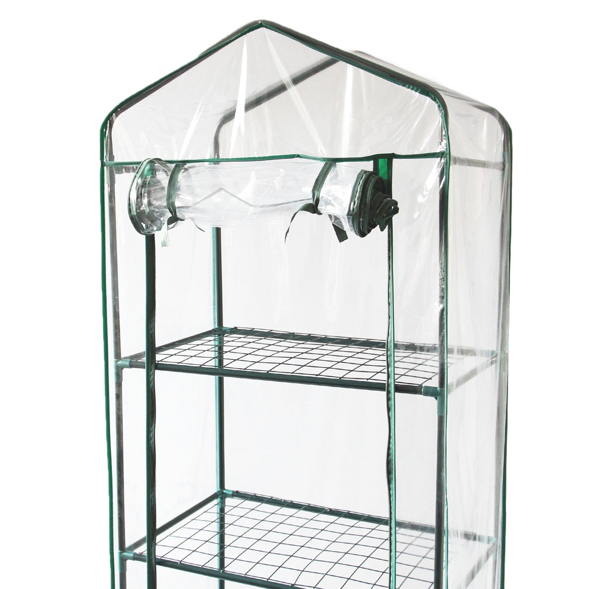 Mini Greenhouse 4 Tier with Plastic Cover - Used - Good