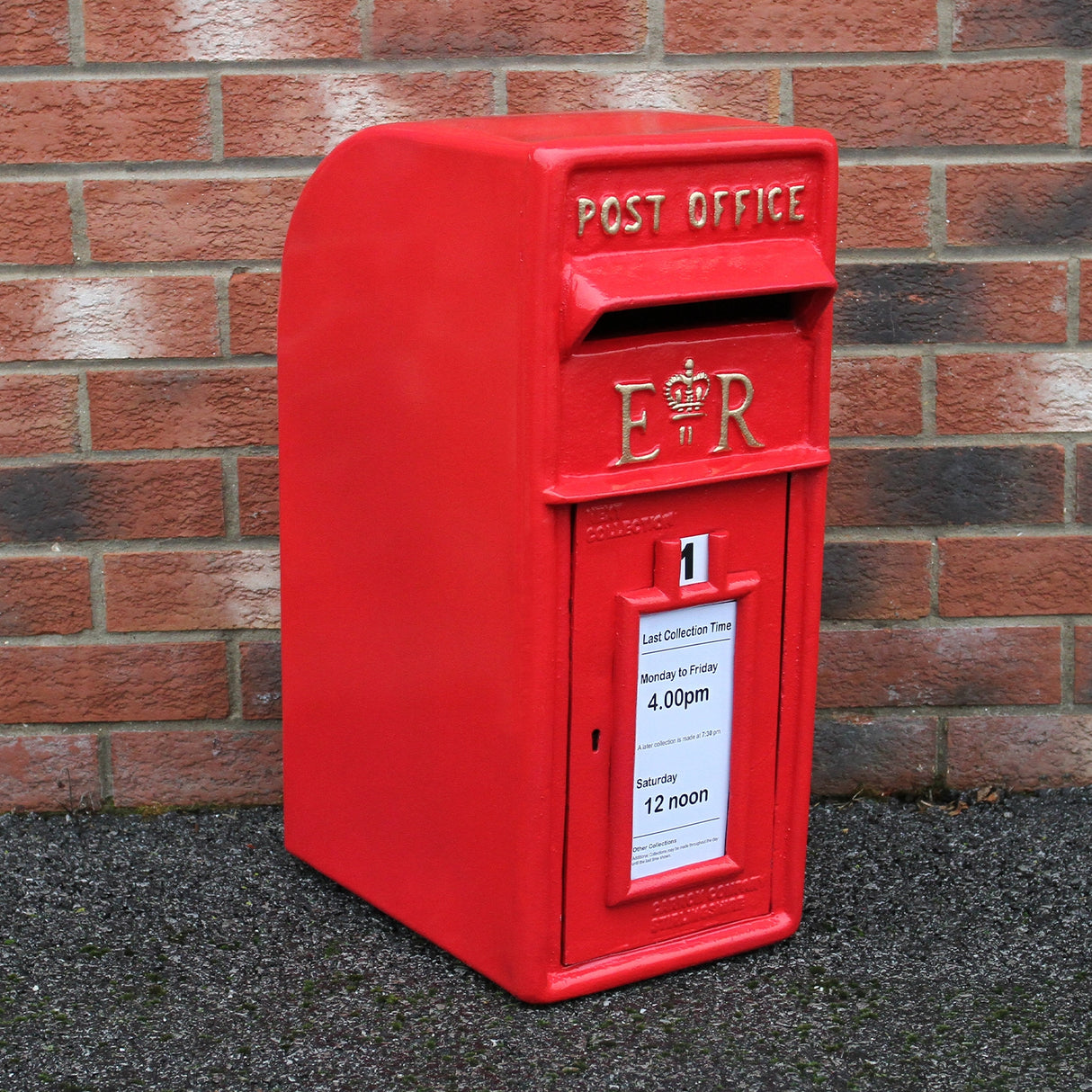 Red Royal Mail Post Box - Used - Acceptable