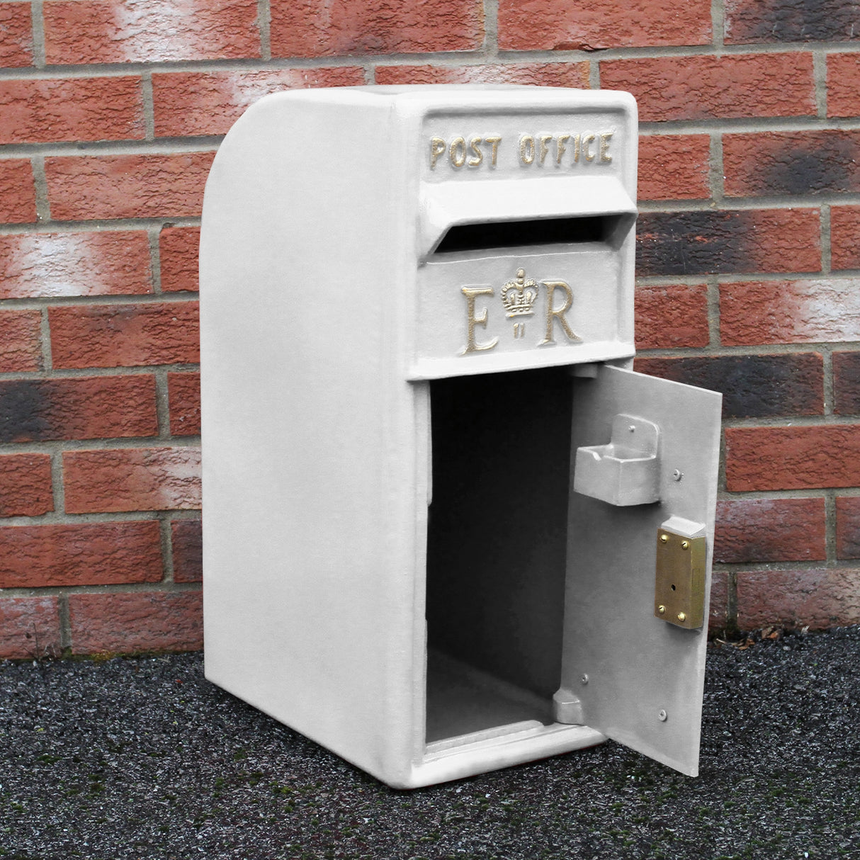 White Royal Mail Post Box - Used - Acceptable