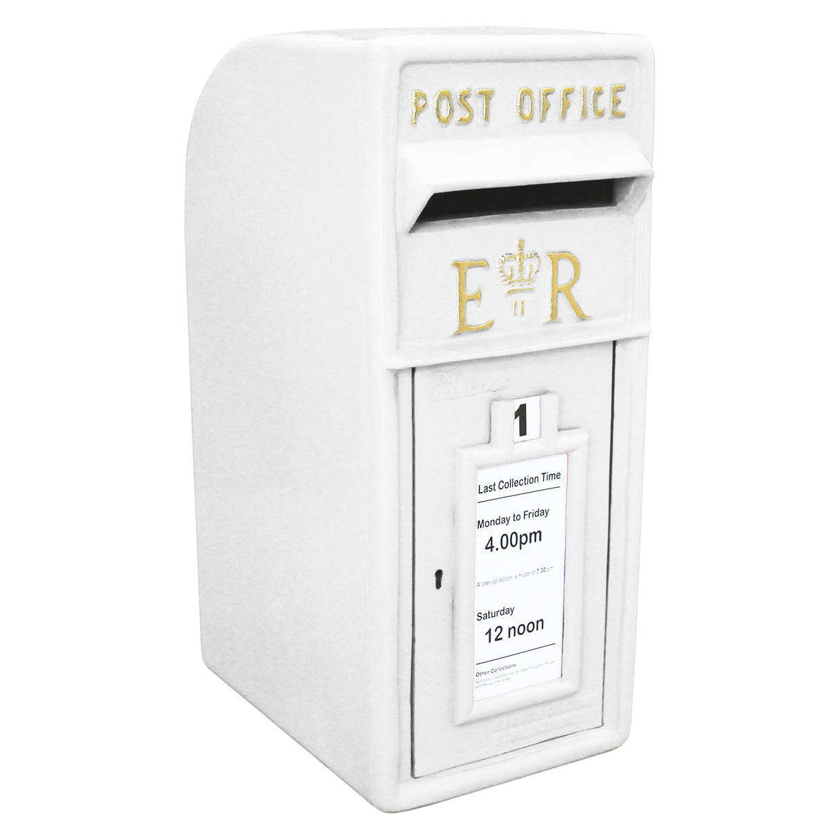 White Royal Mail Post Box - Used - Acceptable