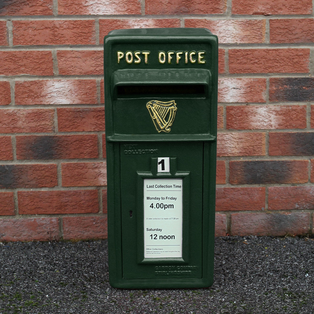 Green Irish Post Box - Used - Acceptable