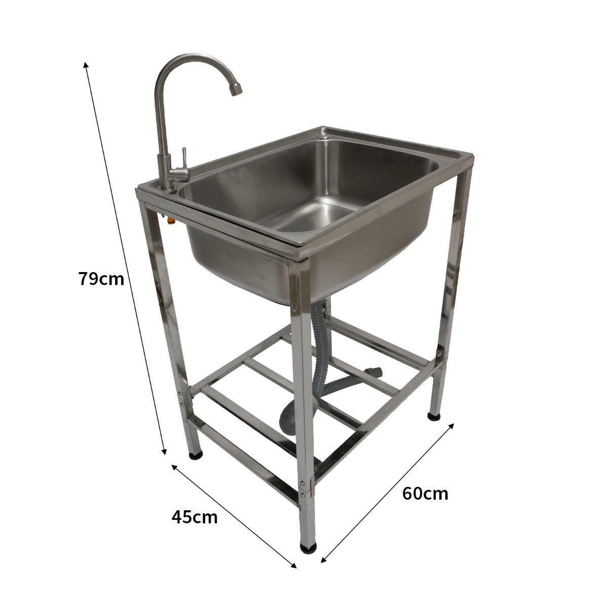 Stainless Steel Camping Sink - Portable - Used - Very Good