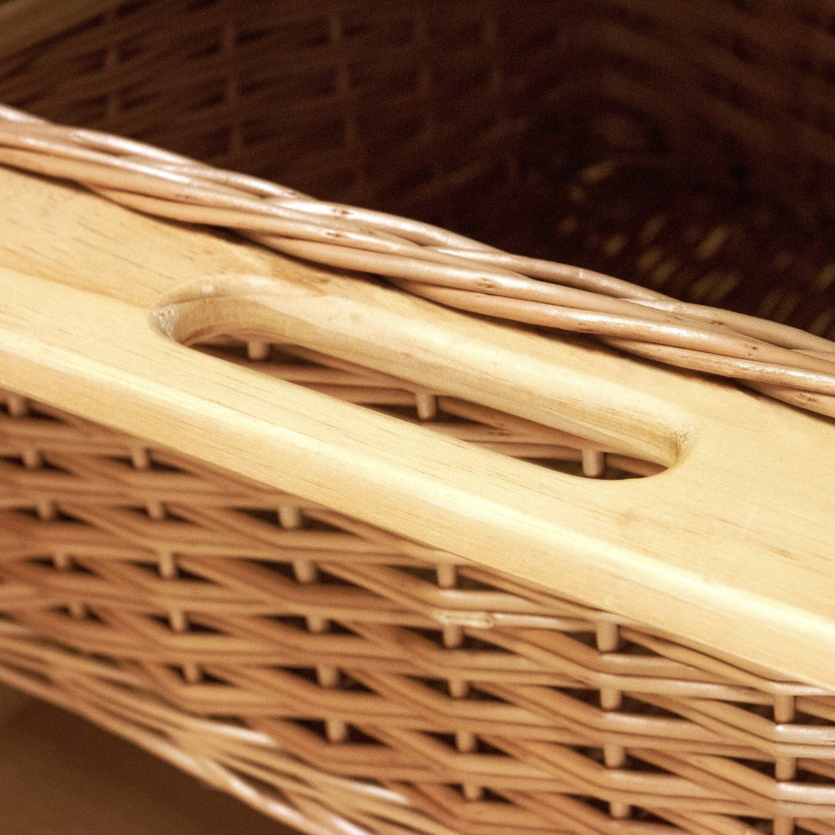 2 x Pull Out Wicker Kitchen Baskets 500mm - Used - Good