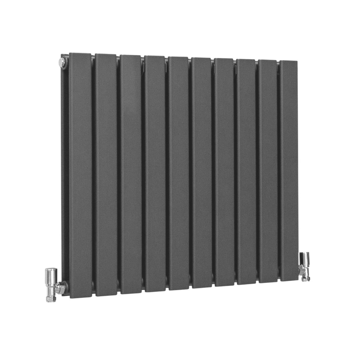 Designer Flat Panel Radiators Anthracite Grey 600mm x 700mm - Like New
