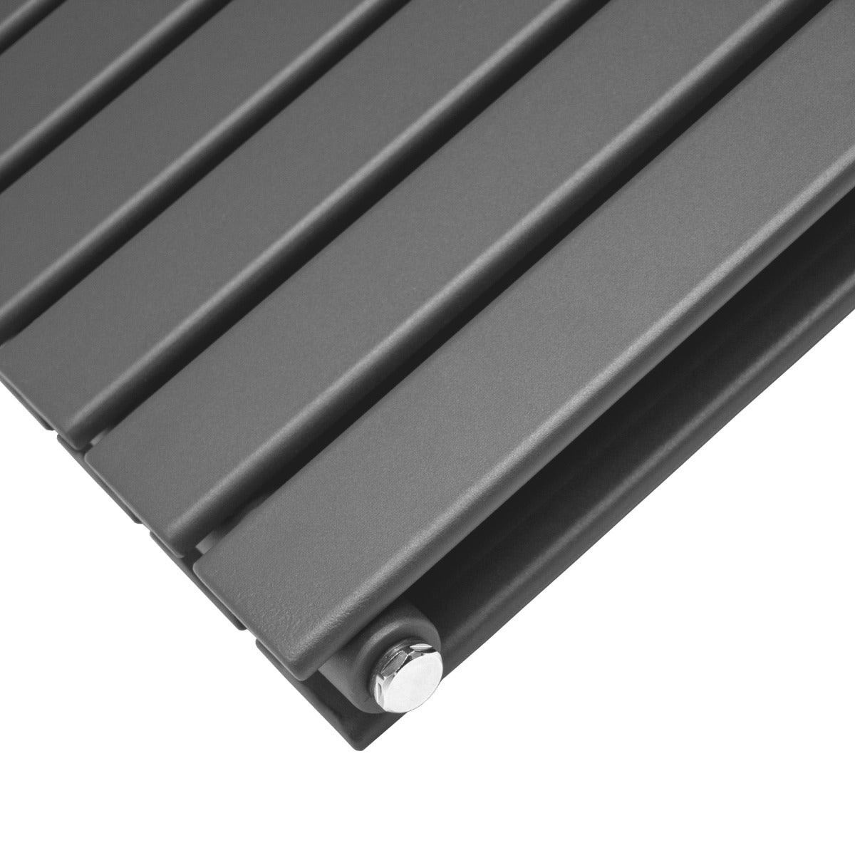Designer Flat Panel Radiators Anthracite Grey 600mm x 700mm - Like New