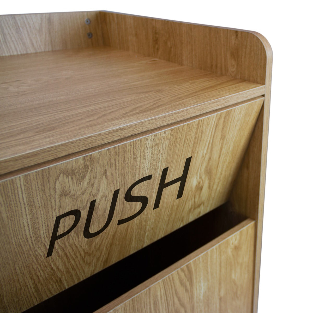 Light Oak Wooden Litter Bin Tray Stand - Used - Acceptable