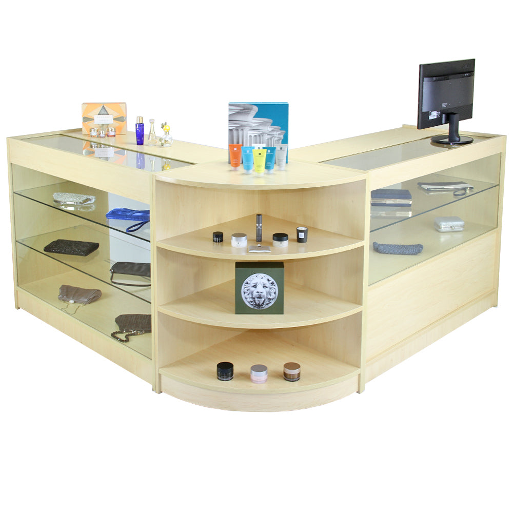 Jupiter Maple Shop Counter & Retail Display Set - Like New