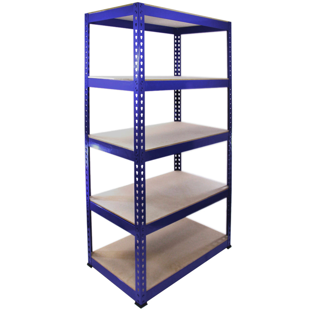 Q-Rax Blue Shelving Units - 90cm x 180cm x 50cm - Used - Acceptable