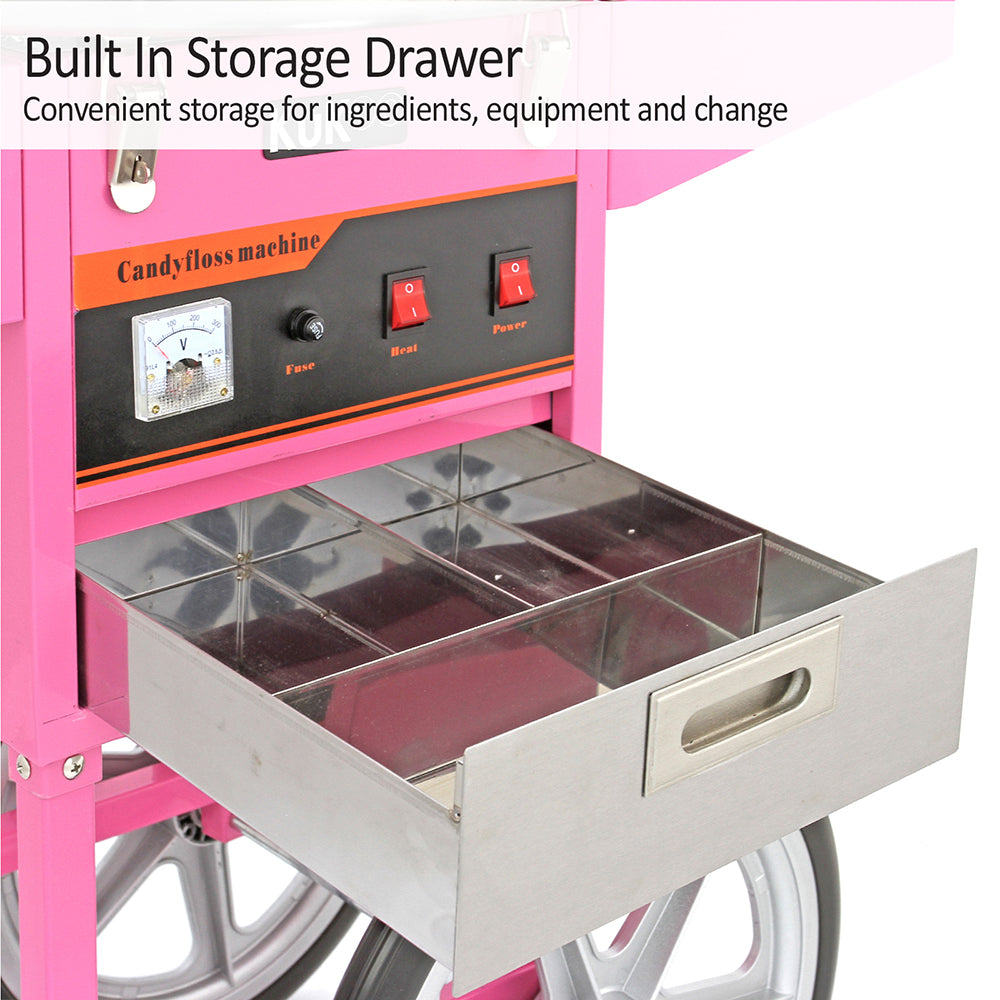 KuKoo Candy Floss Machine & Cart - Used - Very Good