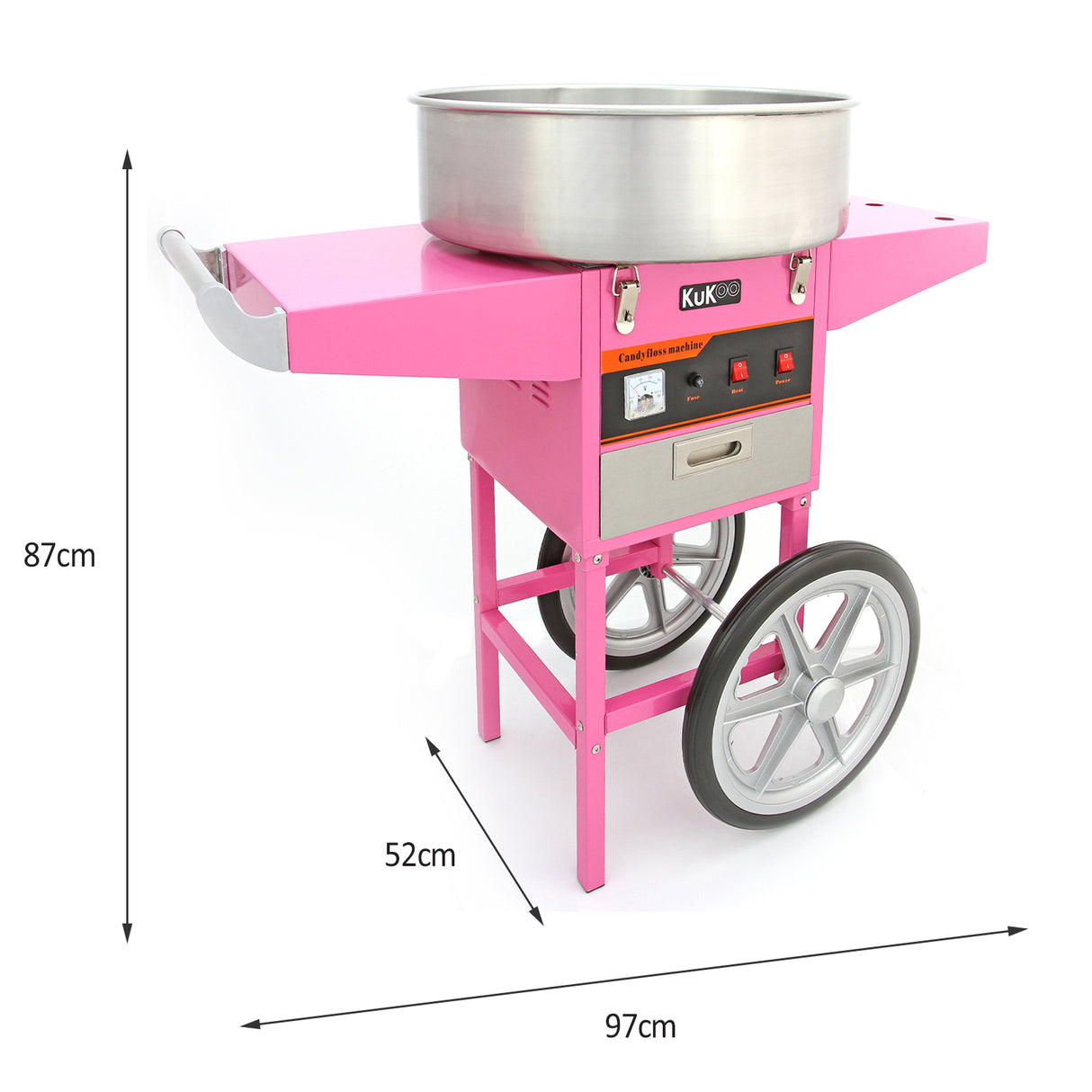 KuKoo Candy Floss Machine & Cart - Used - Acceptable