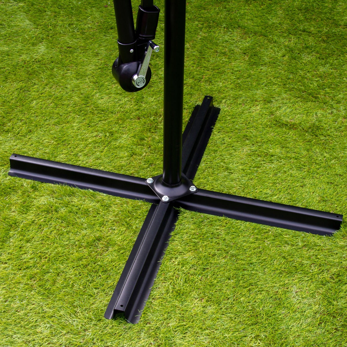 Grey 3m LED Cantilever Parasol - Used - Very Good