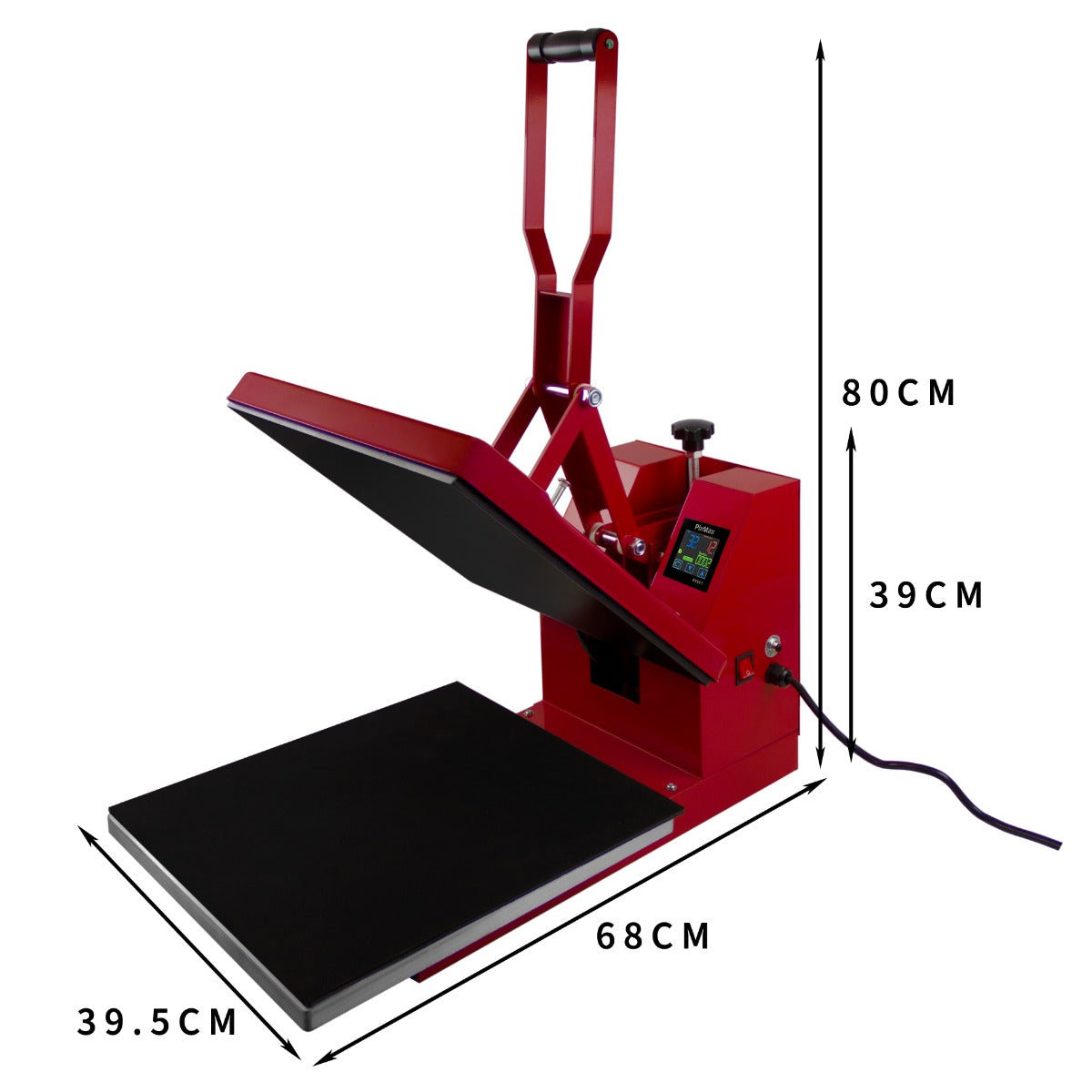 Clam Heat Press 38 x 38cm, Teflon Sheet & Sublimation Paper - Used - Acceptable