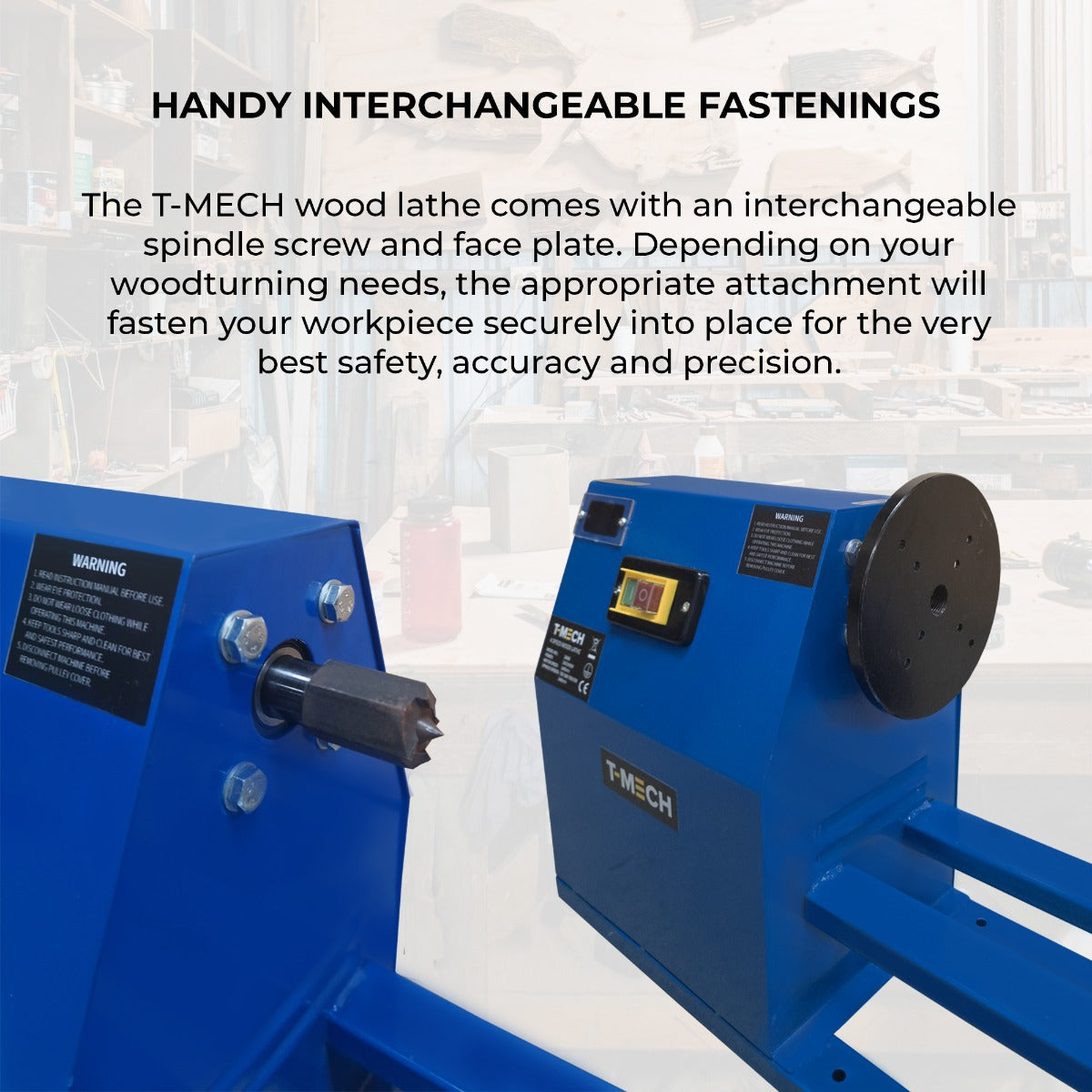 T-Mech Wood Lathe - Used - Good