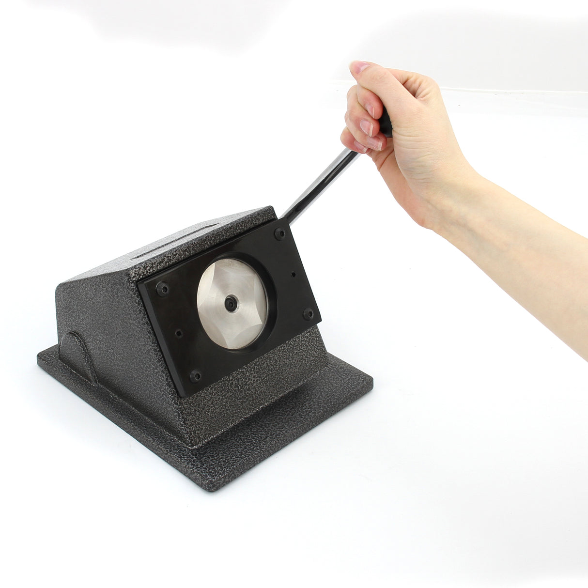 PixMax 58mm Pocket Mirror / Badge Press & Cutter - Used - Acceptable