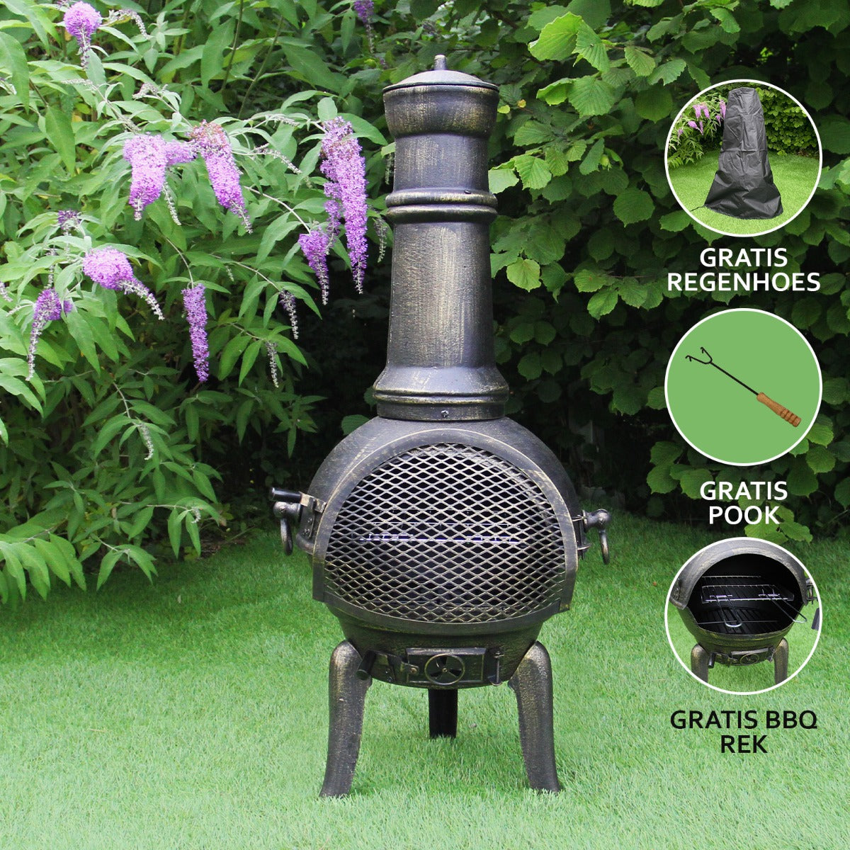 Cast Iron Chiminea - Used - Good