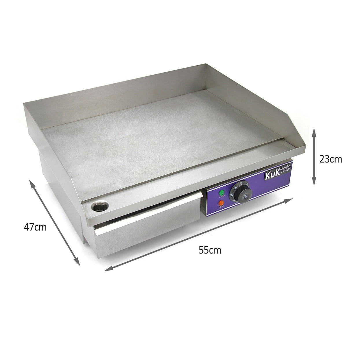 KuKoo 50cm Wide Electric Griddle - Used - Acceptable