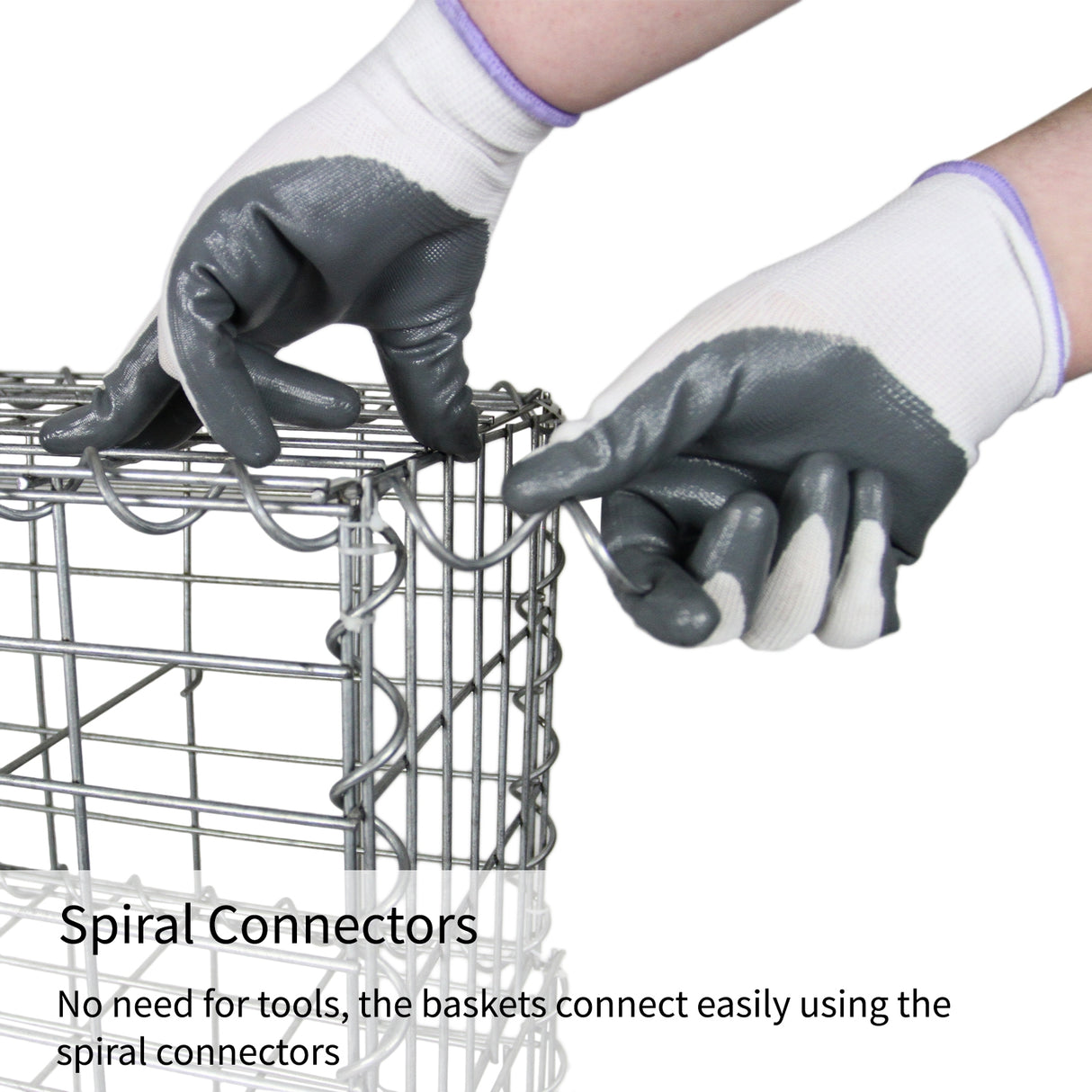 Gabion Baskets 100 x 30 x 30cm / 3 Pack - Used - Good