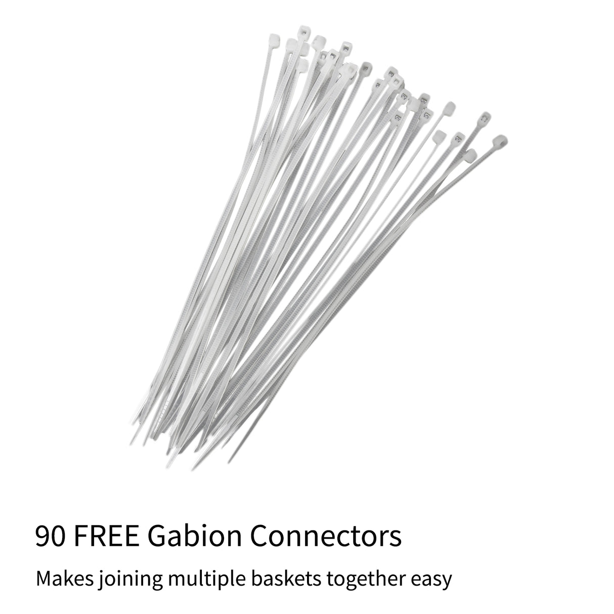 Gabion Baskets 100 x 50 x 30cm / 3 Pack - Used - Acceptable