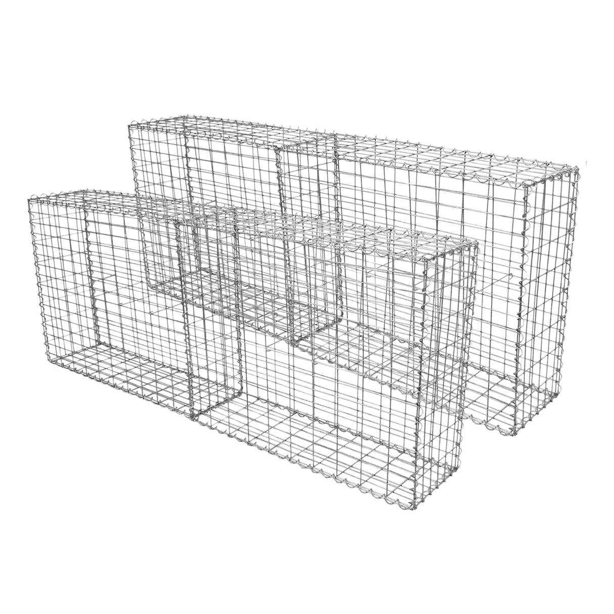 Gabion Baskets 100 x 80 x 30cm / 4 Pack - Used - Acceptable