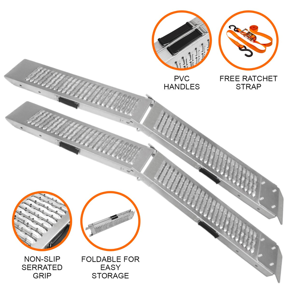 T-Mech Foldable Motorbike Ramps - Used - Good