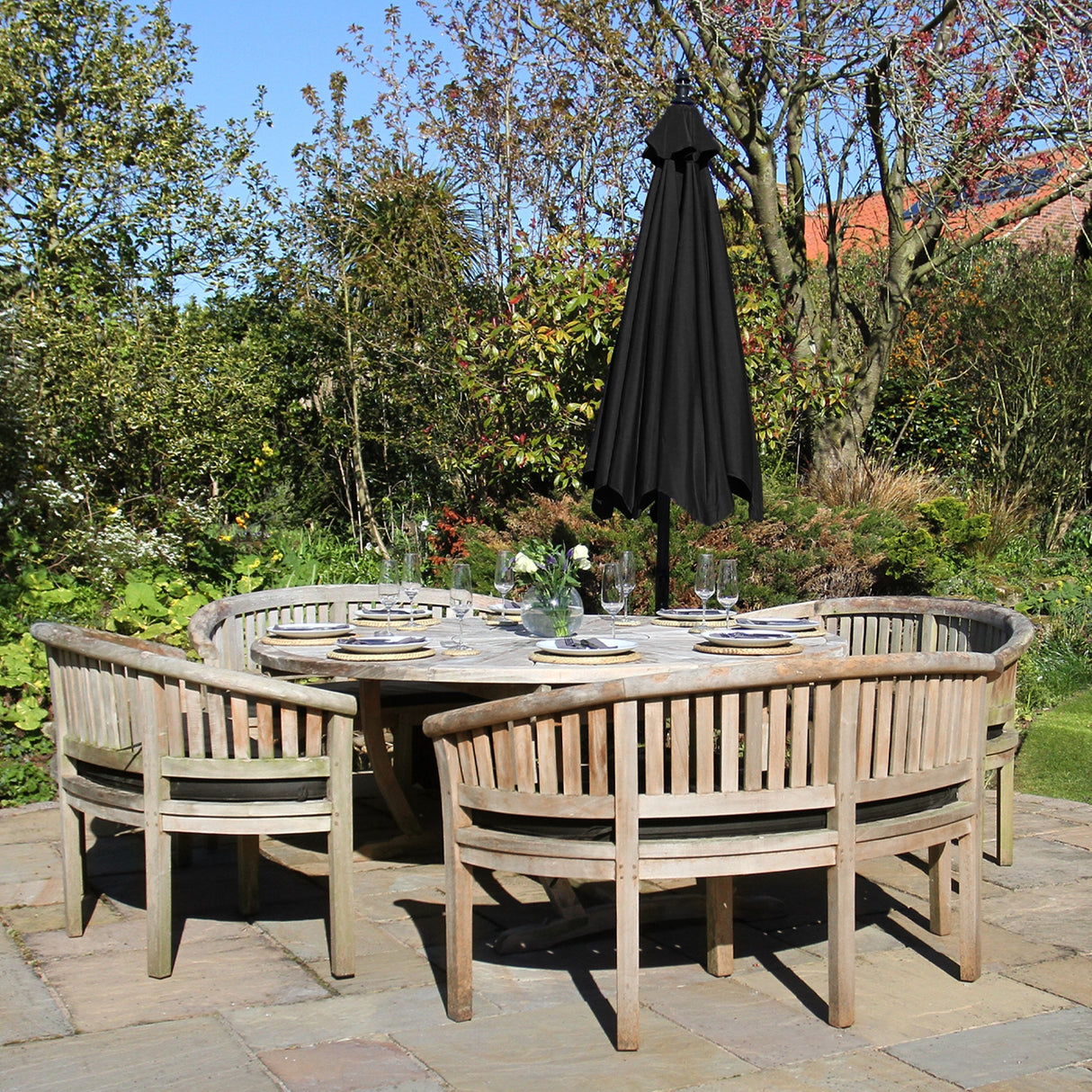 Black Cantilever Parasol - Used - Good