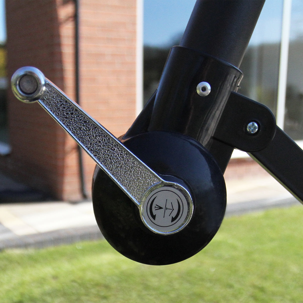 Black Cantilever Parasol - Used - Good