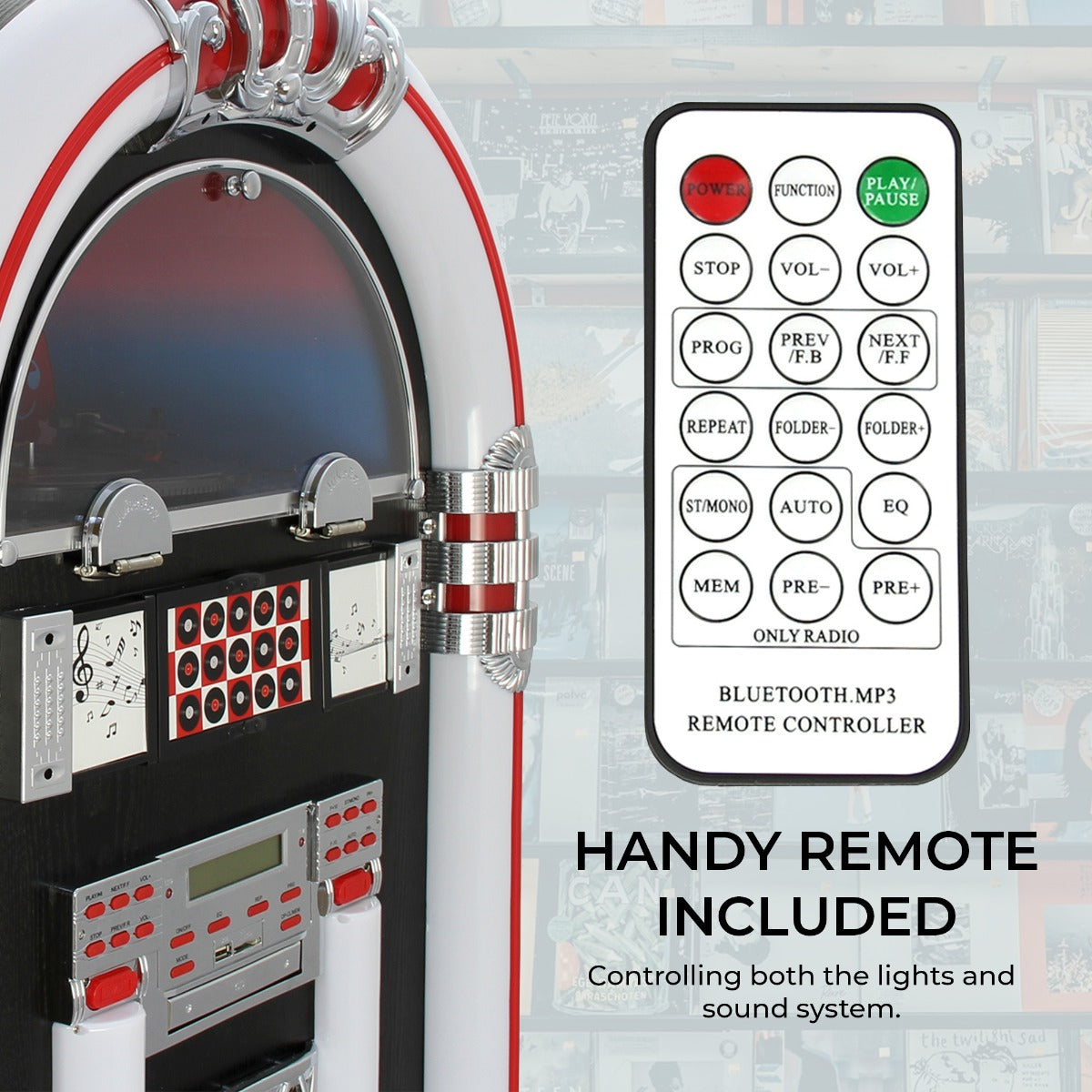Jukebox Vinyl Record Player & Sound System - Used - Acceptable