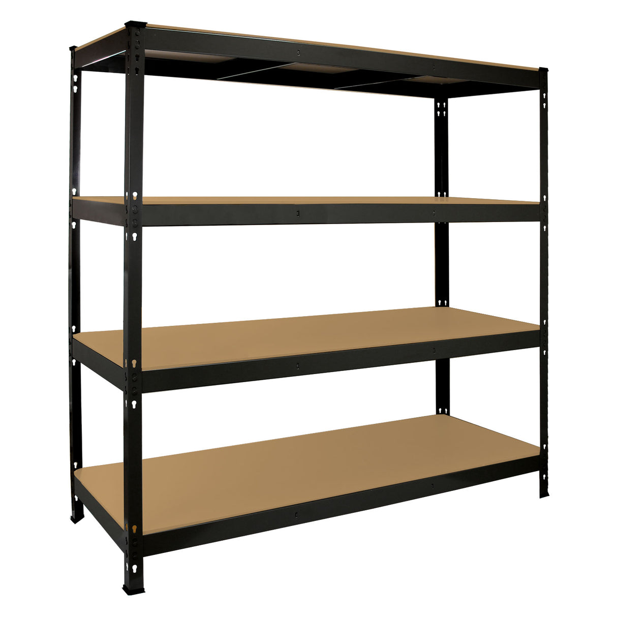 Monster Racking Q-Rax Heavy Duty Storage Shelving, 160cm W, 60cm D, Black - Used - Acceptable