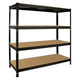 Monster Racking Q-Rax Heavy Duty Storage Shelving, 160cm W, 60cm D, Black - Used - Acceptable