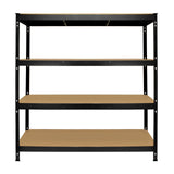 Monster Racking Q-Rax Heavy Duty Storage Shelving, 160cm W, 60cm D, Black - Like New