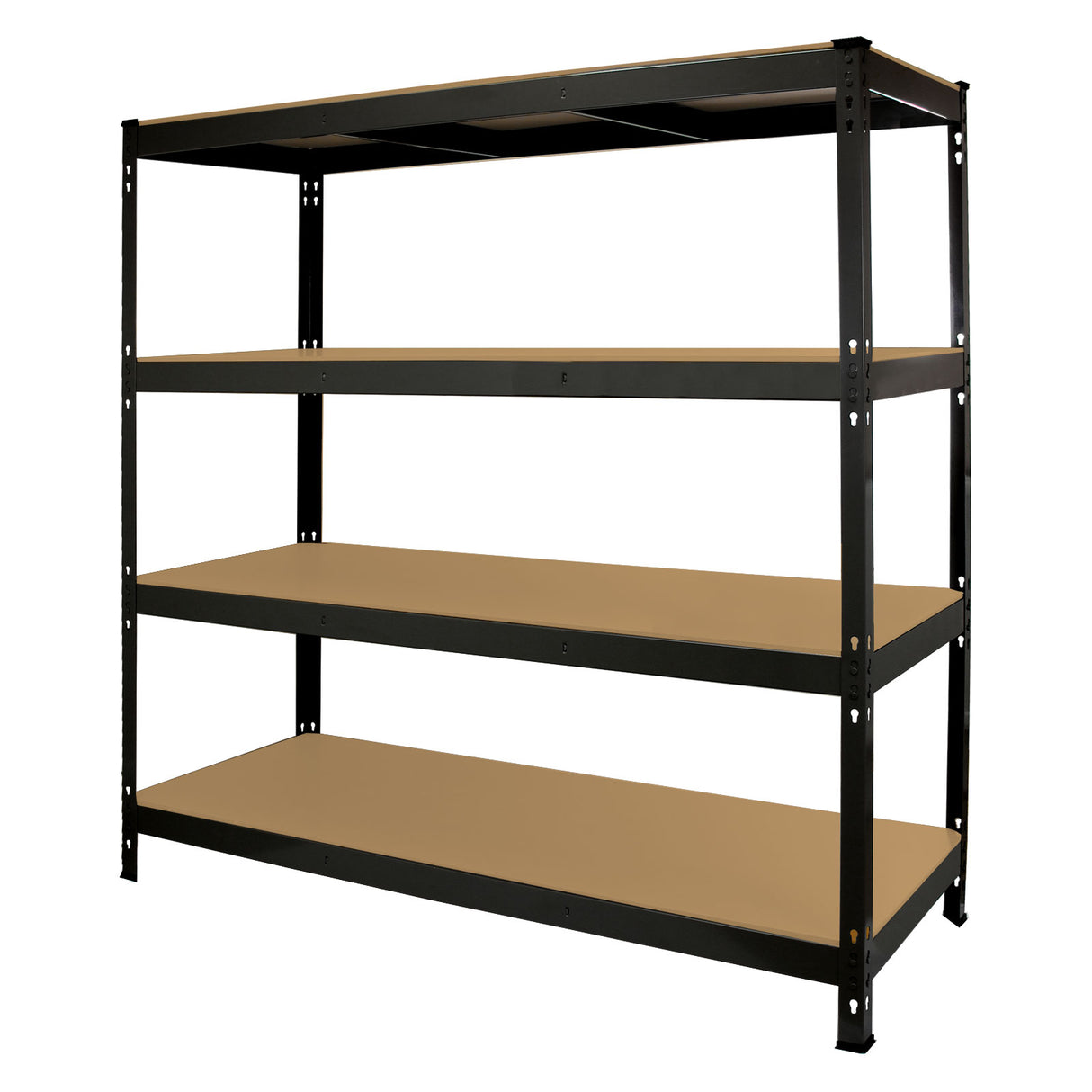 Monster Racking Q-Rax Heavy Duty Storage Shelving, 160cm W, 60cm D, Black - Used - Acceptable