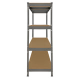 Monster Racking Q-Rax Heavy Duty Storage Shelving, 160cm W, 60cm D, Grey - Like New