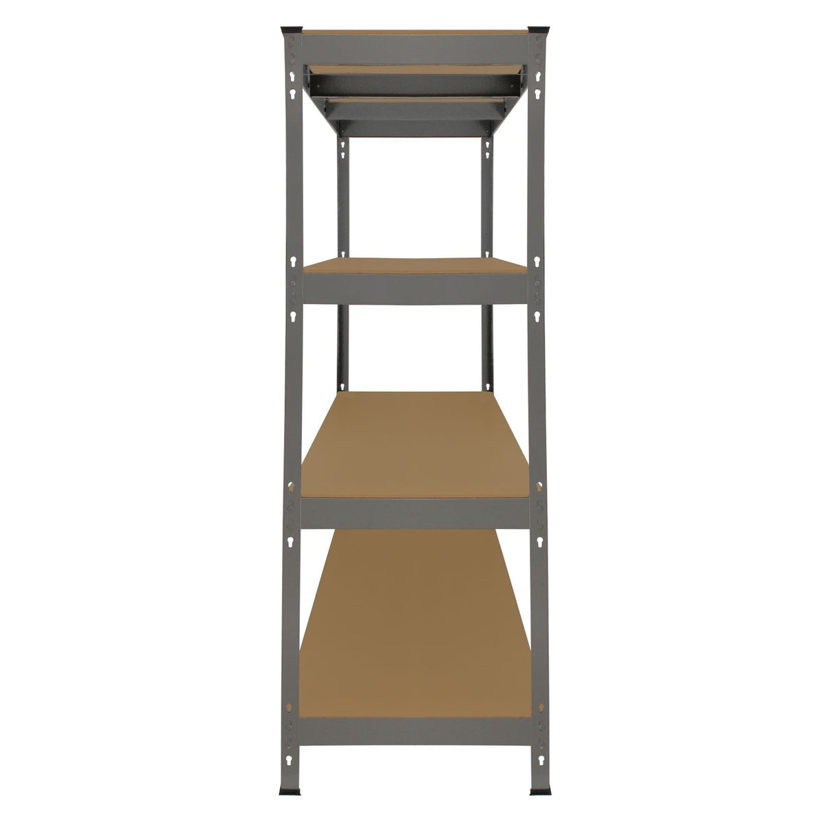 Monster Racking Q-Rax Heavy Duty Storage Shelving, 160cm W, 60cm D, Grey - Used - Acceptable