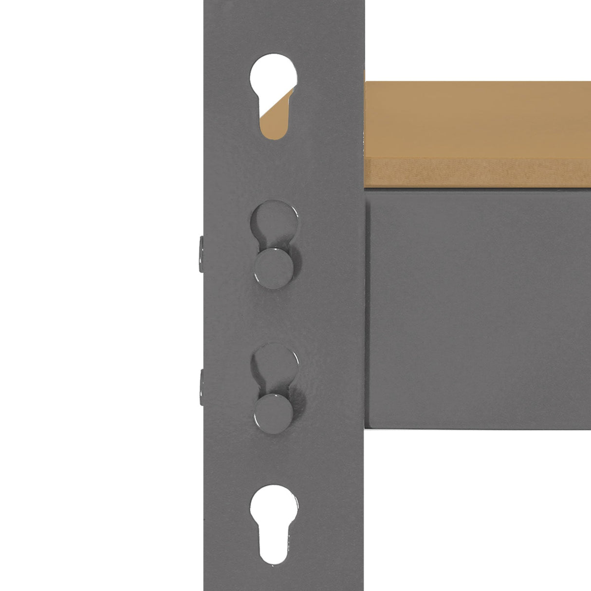Monster Racking Q-Rax Heavy Duty Storage Shelving, 160cm W, 60cm D, Grey - Used - Acceptable