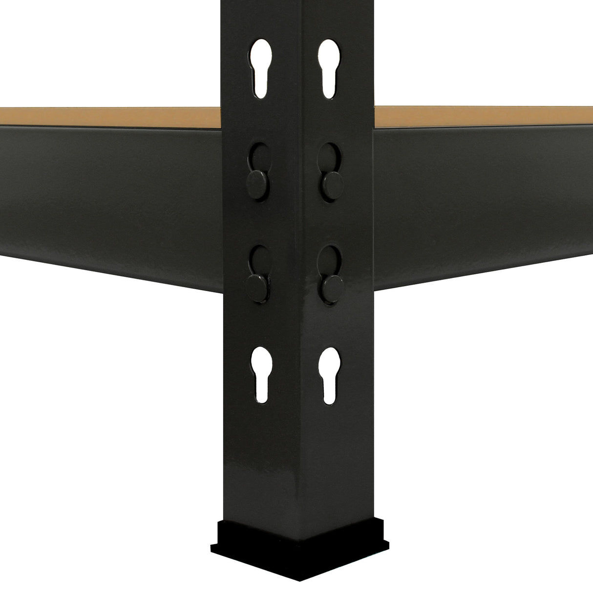 Monster Racking Q-Rax Heavy Duty Storage Shelving, 160cm W, 60cm D, Black - Like New