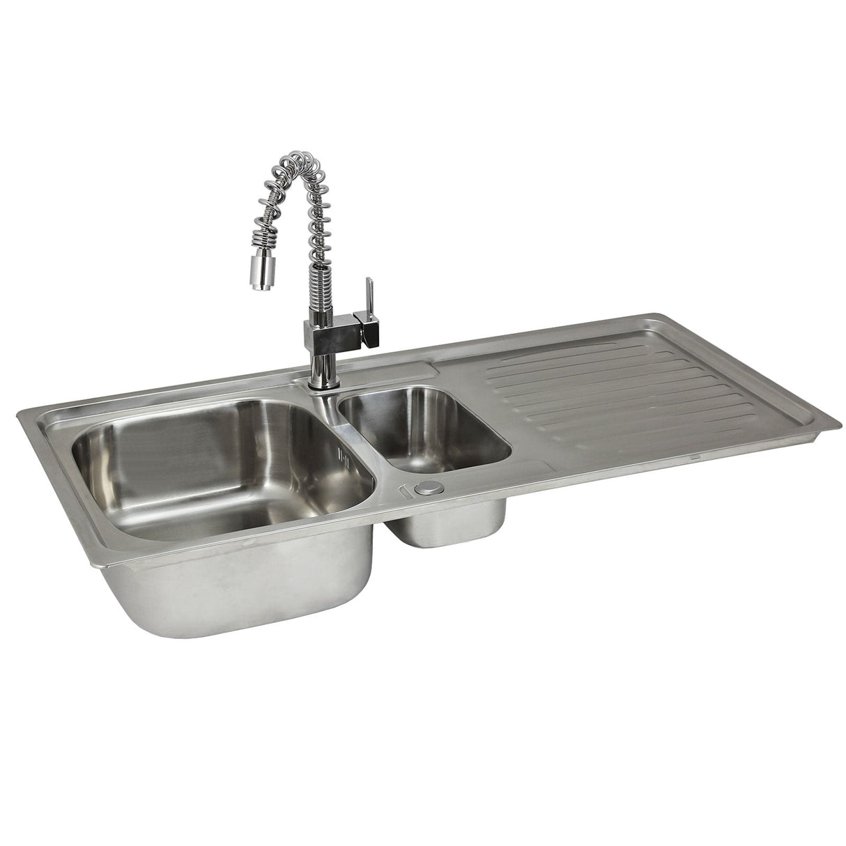Kukoo Steel Sink and Rainbow Tap - Used - Good